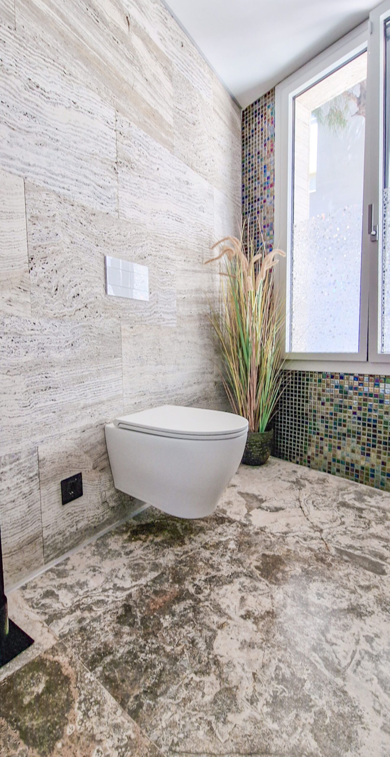 Travertino Silver White