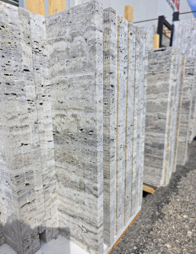Tablas de Travertino silver white